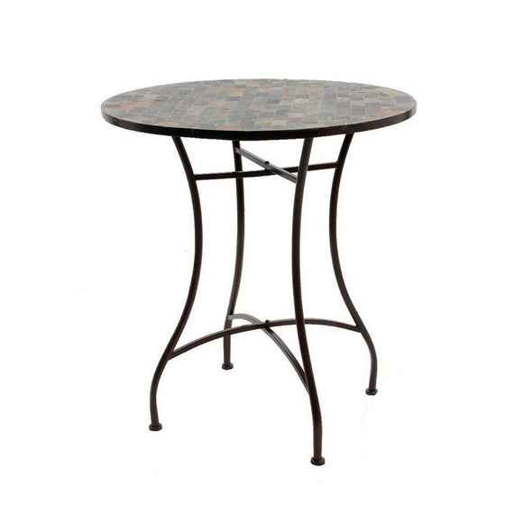 Side table Stuttgart Brown Iron (70 x 77 cm)-0