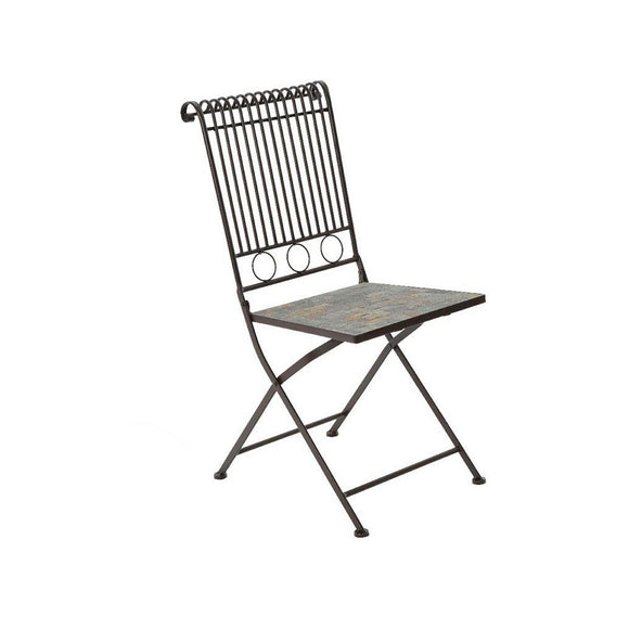 Folding Chair Kaemingk Stuttgart White Brown 39 x 39 x 9 cm-0