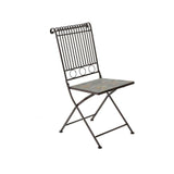 Folding Chair Kaemingk Stuttgart White Brown 39 x 39 x 9 cm-0