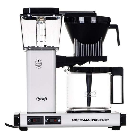 Drip Coffee Machine Moccamaster KBG SELECT White Black 1520 W 1,25 L-0