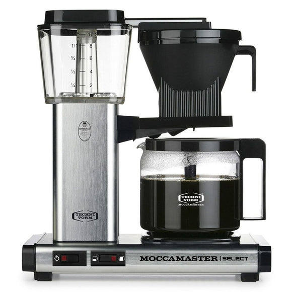 Drip Coffee Machine Moccamaster Black Steel 1520 W 1,25 L-0