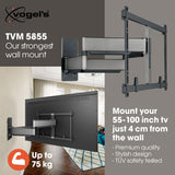 TV Mount Vogel's TVM5855 NEGRO 55" 100"-7
