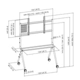 Screen Table Support Vogel's 7410210 65" 98"-4