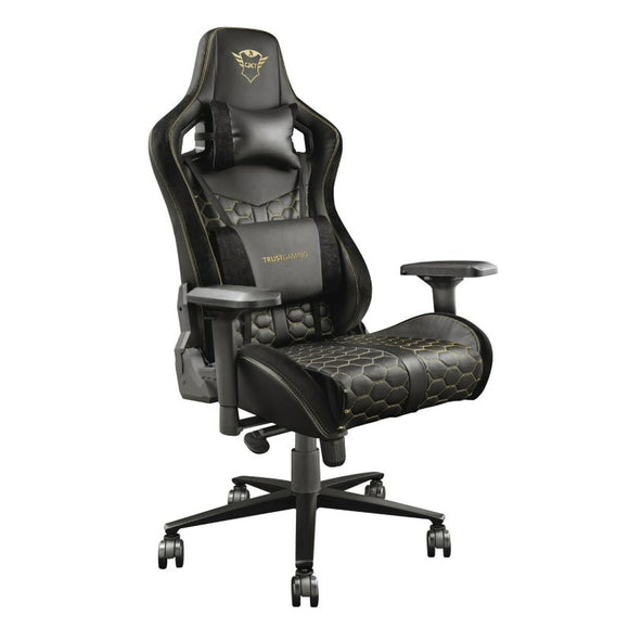Gaming Chair Trust GXT 712 Resto Pro Yellow Black-0