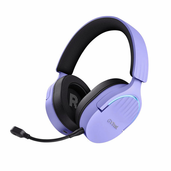 Gaming Headset with Microphone Trust GXT 491 Black Purple-30