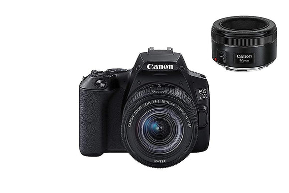 Canon EOS 250D SLR Camera Kit 24.1 MP CMOS 6000 x 4000 pixels Black-0