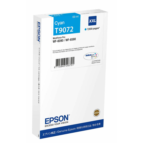 Original Ink Cartridge Epson C13T907240 Cyan-0