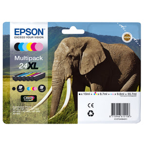 Original Ink Cartridge Epson C13T15764010 24 XL-0