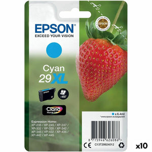 Original Ink Cartridge Epson 29 XL Cyan (10 Units)-0