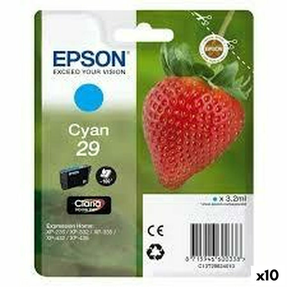Original Ink Cartridge Epson 29 Cyan (10 Units)-0