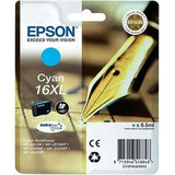 Original Ink Cartridge Epson DURABRITE ULTRA INK - Nº16XL Cyan (10 Units)-1