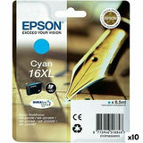 Original Ink Cartridge Epson DURABRITE ULTRA INK - Nº16XL Cyan (10 Units)-0