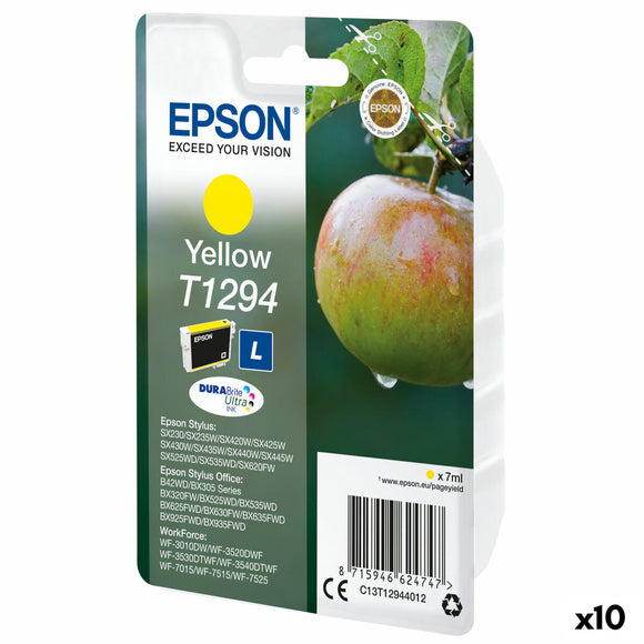 Original Ink Cartridge Epson T1294 Yellow (10 Units)-0