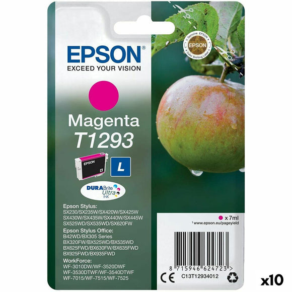 Original Ink Cartridge Epson SX 235W /420W/425W/ OFFICE BX305F/320FW Magenta (10 Units)-0