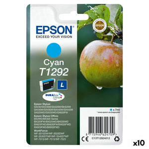 Original Ink Cartridge Epson SX 235W /420W/425W/ OFFICE BX305F/320FW Cyan (10 Units)-0