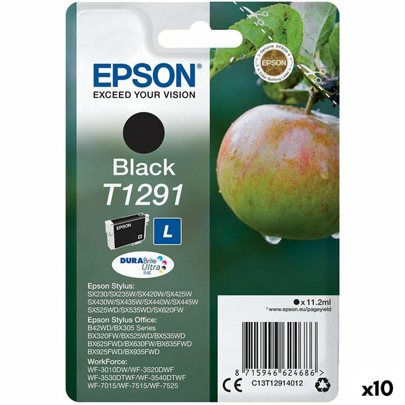 Original Ink Cartridge Epson SX 235W/420W/425W/BX305F/320FW Black (10 Units)-0