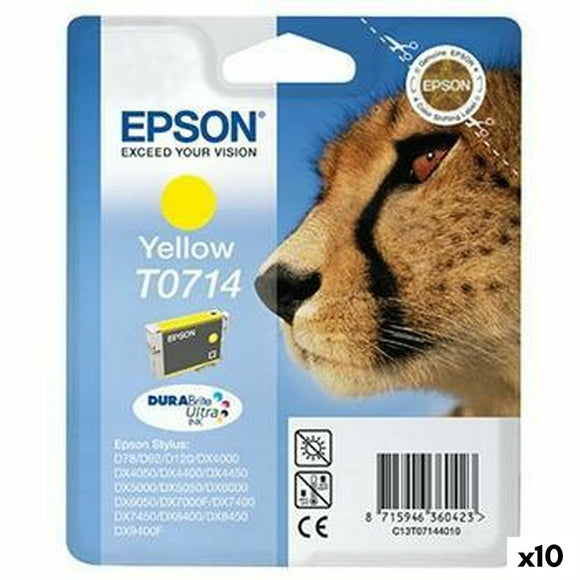 Original Ink Cartridge Epson Yellow (10 Units) (1 Unit)-0