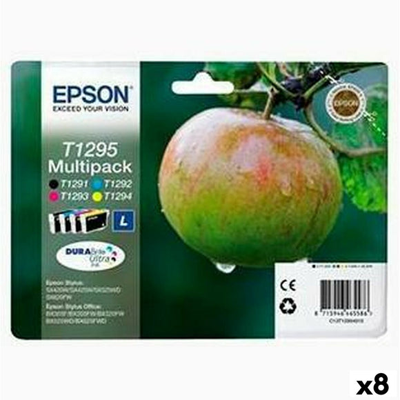 Compatible Ink Cartridge Epson T12914011 + T12924011 + T12934011 + T12944011 Black/Cyan/Magenta/Yellow (8 Units)-0