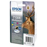 Original Ink Cartridge Epson SX525WD/620FW/ OFFICE B42WD/525WD/625FWD/925FWD Tricolour (4 Units)-2
