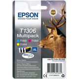 Original Ink Cartridge Epson SX525WD/620FW/ OFFICE B42WD/525WD/625FWD/925FWD Tricolour (4 Units)-1