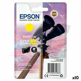 Original Ink Cartridge Epson XP-5100 5105 WF2860DWF 2865DWF Nº 502XL Yellow (10 Units)-0