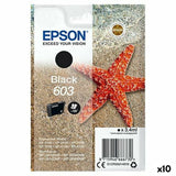 Original Ink Cartridge Epson P-2100, 3100, 4100 / WF-2830DWF, 2850DW - Nº 603 Black (10 Units)-0