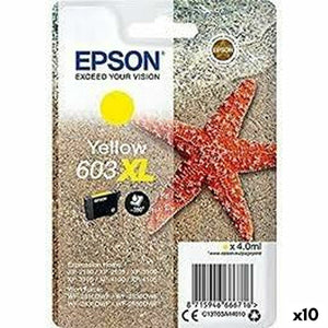 Original Ink Cartridge Epson XP-2100 3100 4100 WF-2830DWF 2850DWF Yellow (10 Units)-0