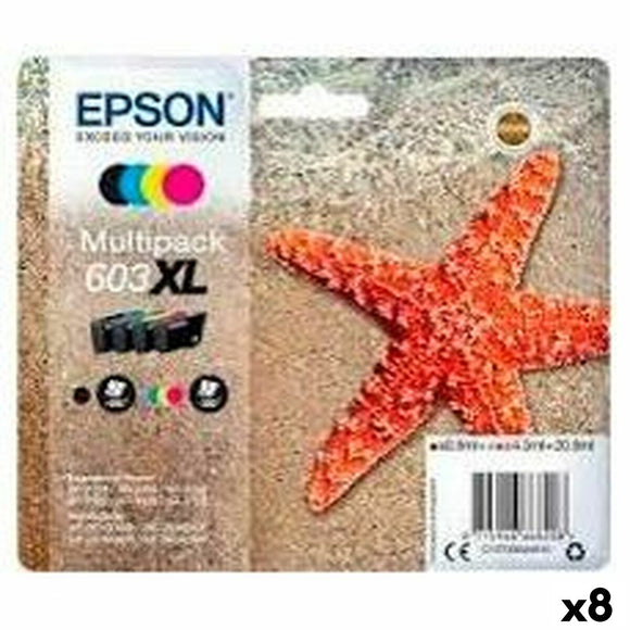 Original Ink Cartridge Epson Black/Cyan/Magenta/Yellow (8 Units) (1 Unit)-0