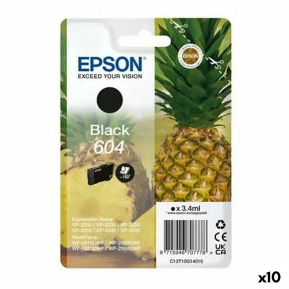 Original Ink Cartridge Epson XP-2200 WF-2910DWF Black (10 Units)-0