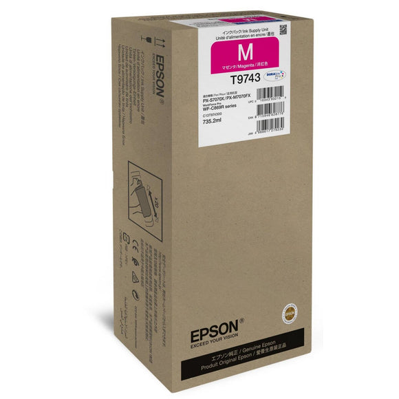 Original Ink Cartridge Epson C13T97430N Red Magenta-0