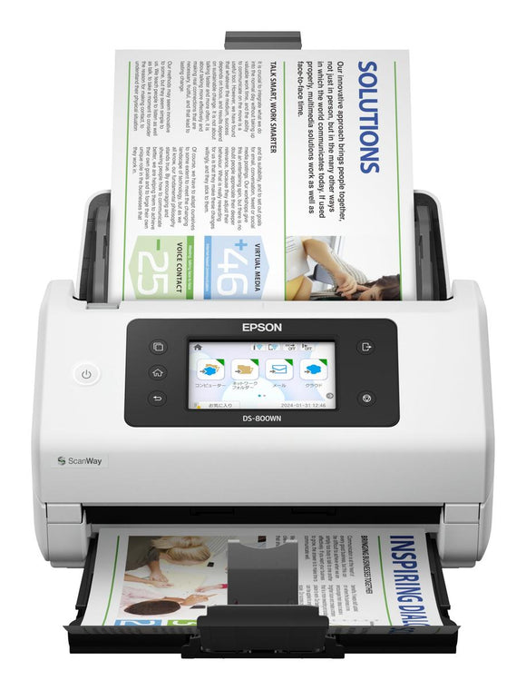 Epson Network Business Scanner | WorkForce DS-800WN | Colour | Wireless-0