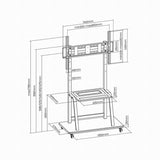 Holder GEMBIRD 37" 100"-2