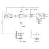 TV Mount Neomounts NM-D135DSILVER 10" 27" 8 kg-2
