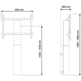 TV Mount Neomounts PLASMA-W2250BLACK 42" 100" 130 Kg-1