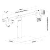 Screen Table Support Neomounts FPMA-D865DBLACK 10-27" Black 27"-1