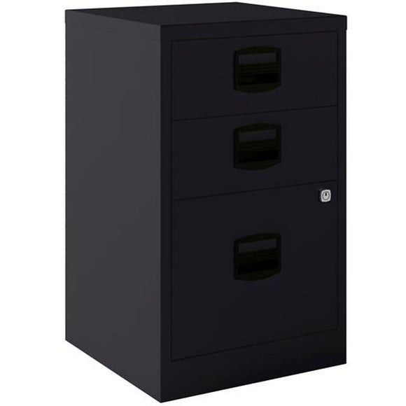 File Cupboard Bisley Anthracite A4 Metal Steel 67 x 41 x 40 cm-0