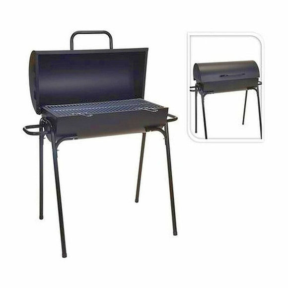 Charcoal Barbecue with Stand Black 33 x 63 x 89 cm Circular-0