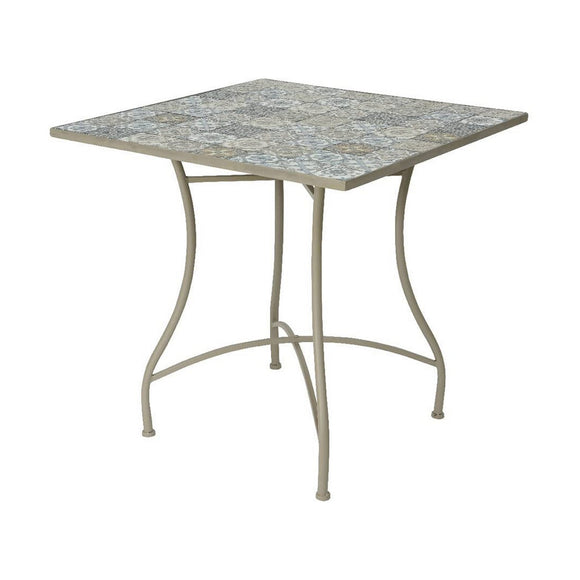 Ironwork Side Table EDM Bistro Brown (78 x 78 x 77 cm)-0