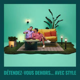 Wall Light Wiz Black Metal Plastic 950 Lm-4