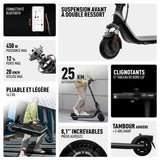 Electric Scooter Segway Black 450 W 20 km/h-4