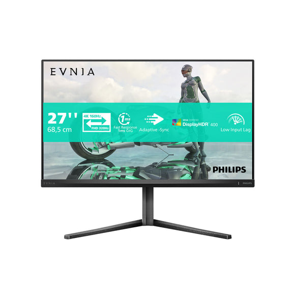 Gaming Monitor Philips 27 IPS 3440X2160 4K 16:9 160HZ MNTR 4K Ultra HD 27