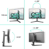 Gaming Monitor Philips 27 IPS 3440X2160 4K 16:9 160HZ MNTR 4K Ultra HD 27"-13