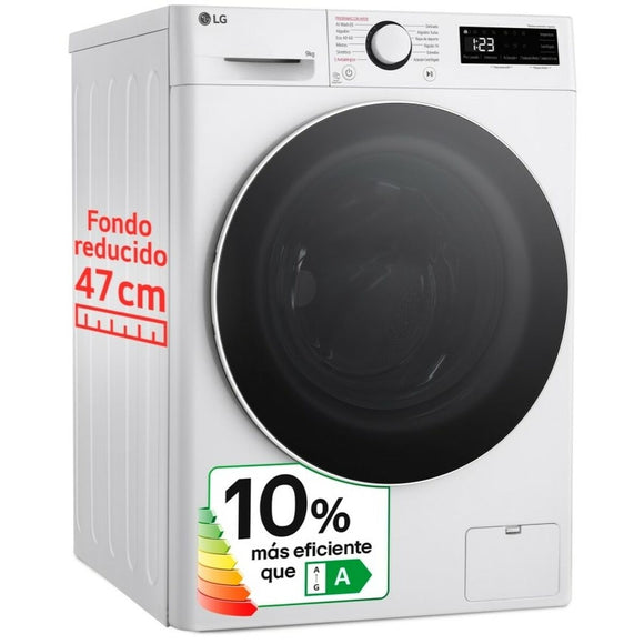 Washing machine LG F2WR5S09A0W 60 cm 1200 rpm 9 kg-0