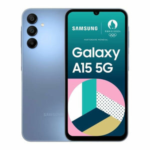 Smartphone Samsung Galaxy A15 4 GB Blue Black 6,5" Mediatek Dimensity 6100+ 128 GB-0