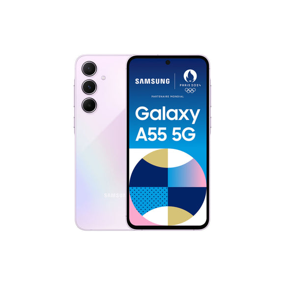 Smartphone Samsung A55 5G L.VIOLET 8 GB RAM 256 GB Black Lilac-0