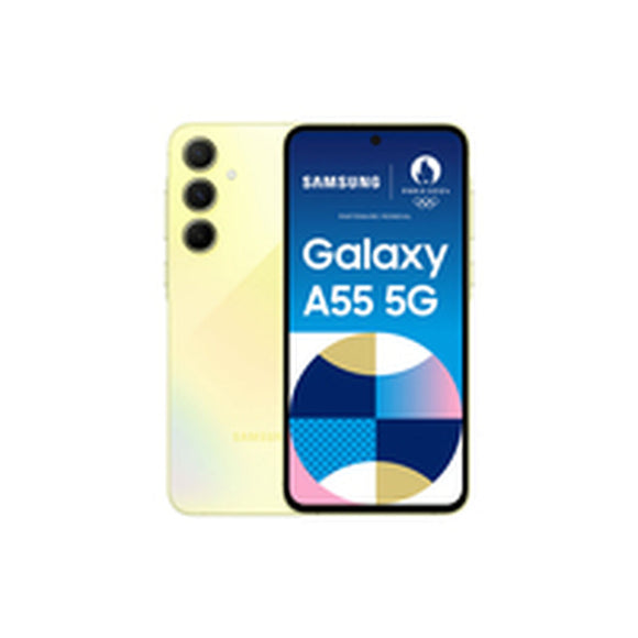 Smartphone Samsung A55 5G YELLOW 8 GB RAM 128 GB Yellow Black-0