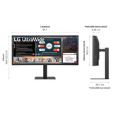 Monitor LG 34U650A-B 34" Wide Quad HD-6