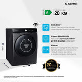 Samsung Washing Machine S0466383 Front Load Black With Built-in Display and Wi-Fi