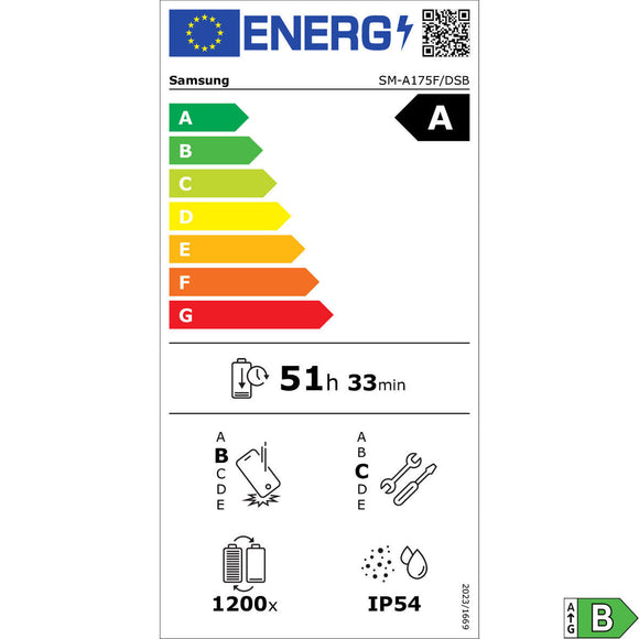 Smartphone Samsung SM-A175FZKBEUB-10