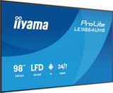 Iiyama Signage Monitor LE9864UHS-B1AG 98" 4K UHD Android Wi-Fi 24/7